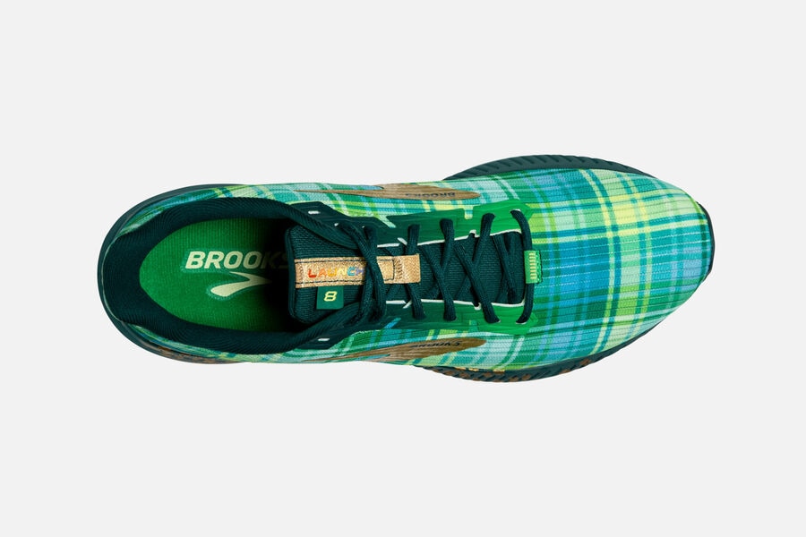 Brooks Launch 8 Road Running Shoes Mens Green/Gold 948523-STE